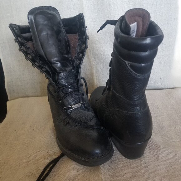 double-H Roper lace up Boots - Picture 4 of 9